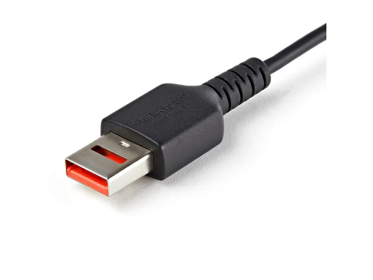 Startech.Com 3Ft (1M) Secure Charging Cable, Usb-A To Usb-C Data B
