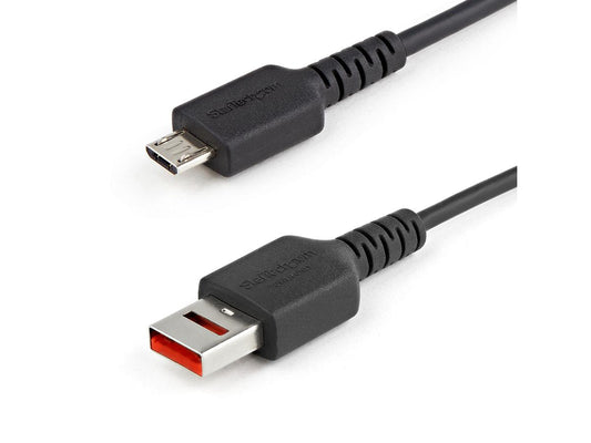 Cable de carga segura Startech.Com de 3 pies (1 m), USB-A a Micro USB-D