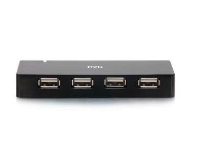 C2G 4-Port Usb-A Hub With 5V 2A Power Supply - Hub - 4 Ports
