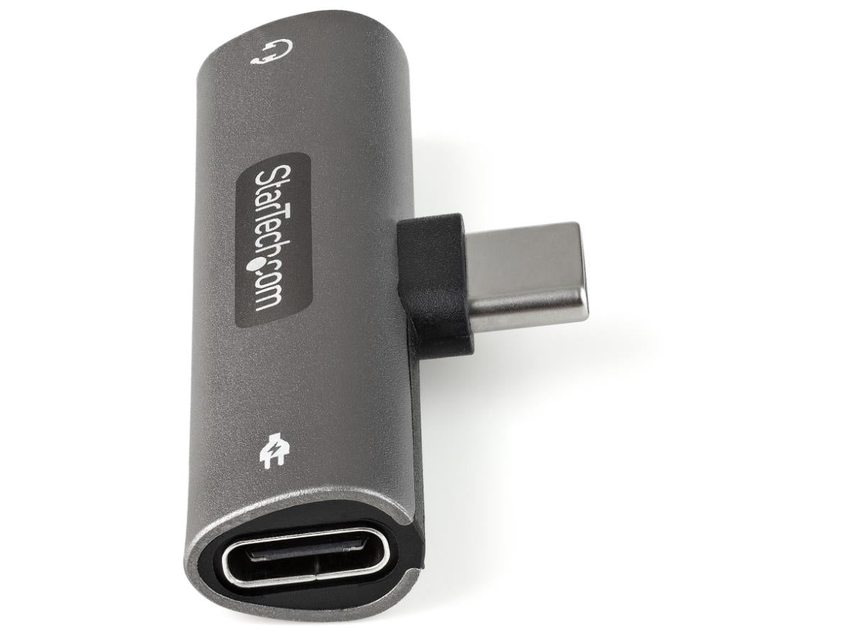 Startech.Com Adaptador de audio y carga USB C, adaptador de audio USB-C con