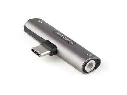 Startech.Com Adaptador de audio y carga USB C, adaptador de audio USB-C con