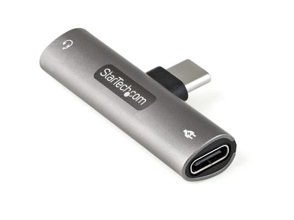 Startech.Com Adaptador de audio y carga USB C, adaptador de audio USB-C con