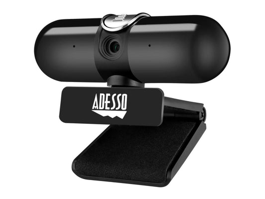 Webcam Quad HD 2K (5,0 mégapixels) avec microphone intégré et confidentialité