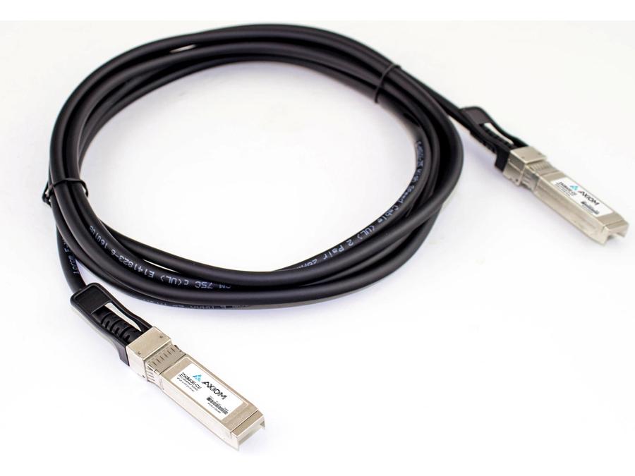 Cable Twinaxial DAC pasivo Axiom 25Gbase-Cu SFP28, compatible con Cumulus, 3 m