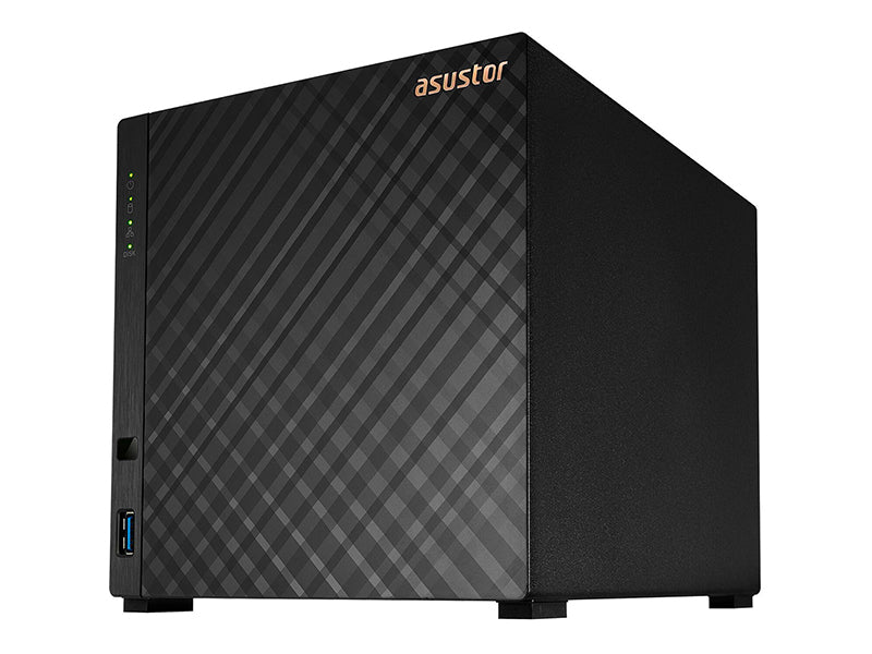 Asustor NAS 4 baies Realtek Rtd1296 Quad-Core 1,4 GHz 1 Go 2,5 Gbex1 US