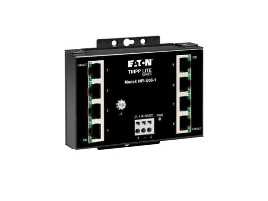 Eaton Tripp Lite Series Industrial Ethernet Switch 8-Port Unmanage