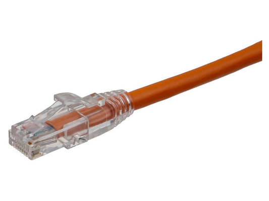 Cable de conexión Axiom Cat6 UTP de 3,6 m, 550 MHz, con funda moldeada antienganches (naranja)