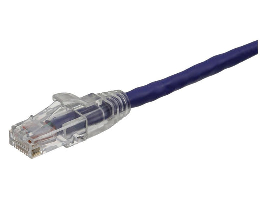 Cable de conexión Axiom Cat6 UTP de 3,6 m, 550 MHz, con funda moldeada antienganches (morado)
