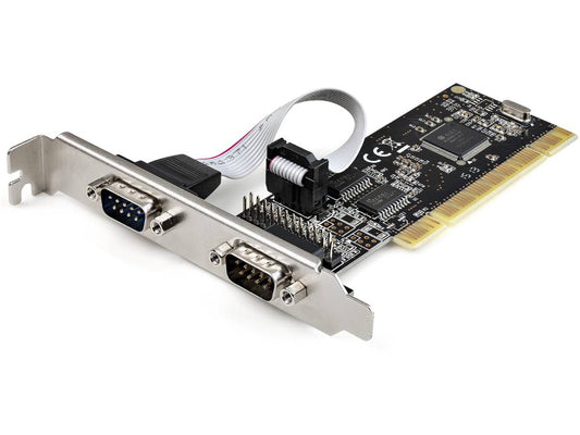 Tarjeta combinada PCI serie-paralelo Startech.Com con doble puerto serie RS232