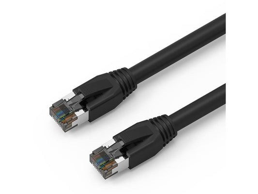 Câble de raccordement blindé Axiom Cat8 2000 MHz S/FTP de 10 pieds avec gaine anti-accroc (