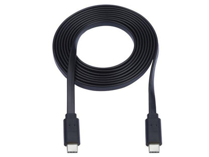 Eaton Tripp Lite Series Usb-C Flat Cable (M/M), Usb 2.0, Black, 3