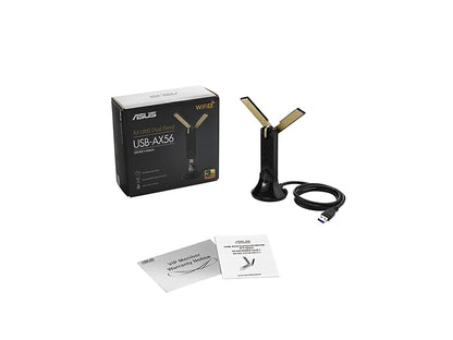 Adaptador USB Wifi Asus Wifi 6 Ax1800 (USB-Ax56), doble banda/Cliente Wifi 6