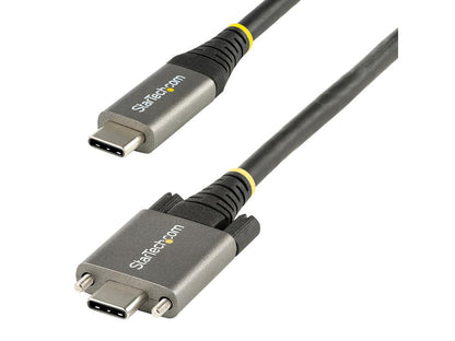 Câble USB-C Startech.Com 50 cm (20") avec verrouillage latéral à vis 10 Gbit/s