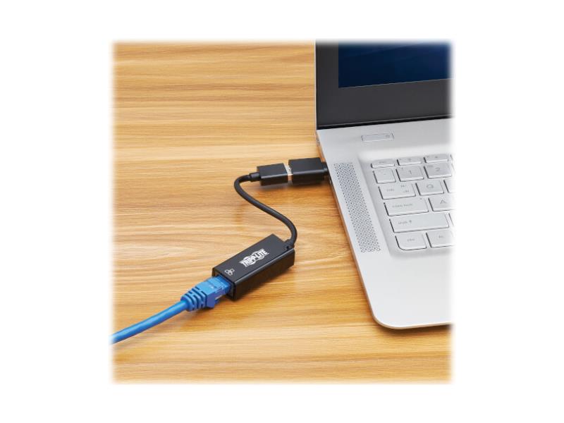 Eaton Tripp Lite Series Usb-C, Usb-A To Rj45 Gigabit Ethernet Netw