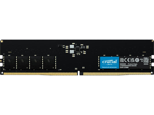 Micron Semiconductor Products Inc., 32 Go DDR5-4800 UDIMM Cl40 (16 Gbit)