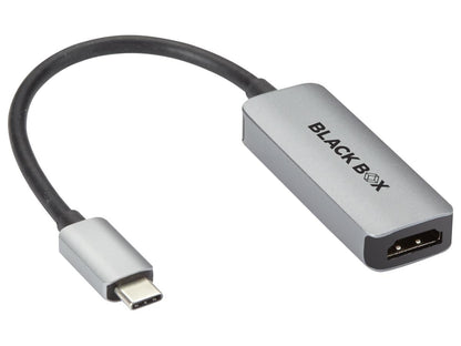 Adaptador de carga USB a HDMI 4K60 de Black Box Corp. USB a HDMI de 100 W.