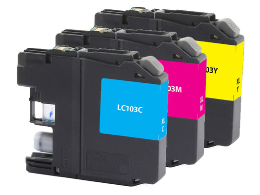 Encre cyan, magenta et jaune haute capacité neuve non OEM de Clover Imaging