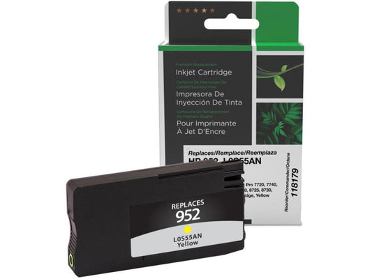 Cartouche d'encre jaune reconditionnée de remplacement Clover Imaging pour