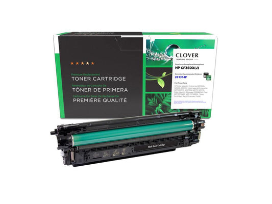 Cartucho de tóner negro remanufacturado de rendimiento extendido Clover Imaging