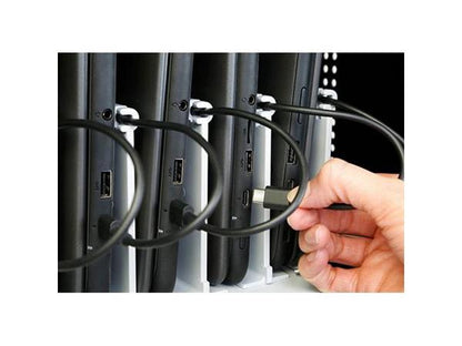 Carrito de carga USB C compacto Dell de 36 dispositivos