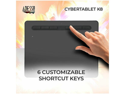 Adesso 8X5 Wide Screen Graphic Tablet