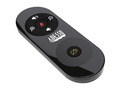Cámara de conferencias Adesso 4K Ultra HD con altavoz integrado y Wid