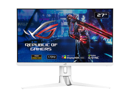 Asus Rog Strix Xg27Aq-W 27 pulgadas, 2560 x 1440, WQHD, IPS, 1 ms