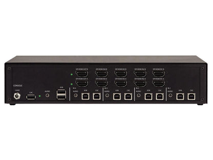 Conmutador KVM seguro Niap4 de 4 puertos y doble cabezal, presupuesto de Black Box n.° Q036413