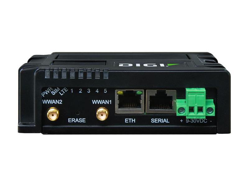 Digi IX10-LTE Cat-4 Na, Ethernet simple RS-232/422/485, sans accessoire