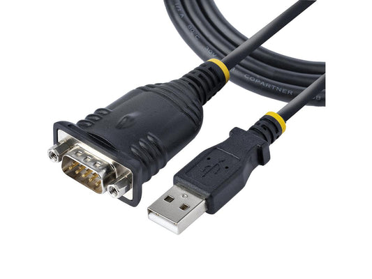 Cable USB a serie Startech.Com de 1 m (3 pies), conector DB9 macho RS232 a USB C