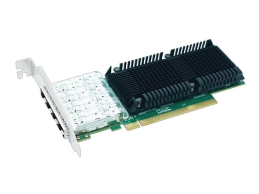 Axiom 25Gbs Quad Port Sfp28 Pcie 4.0 X16 Nic Card - Pcie4-4Sfp28-Ax
