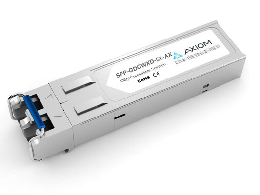 Émetteur-récepteur SFP Axiom 1000Base-CWDM pour MRV - SFP-Gdcwxd-51