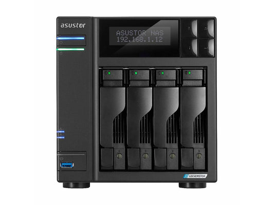 Asustor Lockerstor 4 G 2 As6704T 4 Bay Nas, Quad-Core 2.0Ghz, Dual