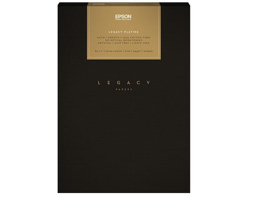 Epson Legacy Baryta2 8,5 x 11 po, 25 feuilles