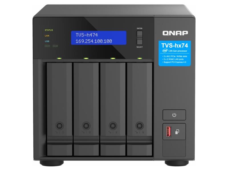 Qnap Ultra-High Speed 4 Bay Nas. Intel Pentium Gold G7400 2C Proce