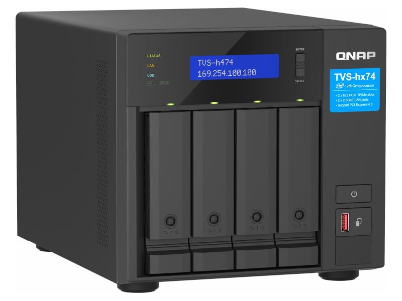 Qnap Ultra-High Speed 4 Bay Nas. Intel Pentium Gold G7400 2C Proce