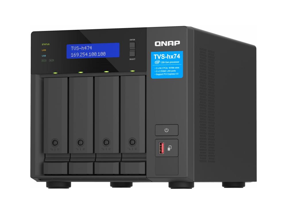 Qnap Ultra-High Speed 4 Bay Nas. Intel Pentium Gold G7400 2C Proce