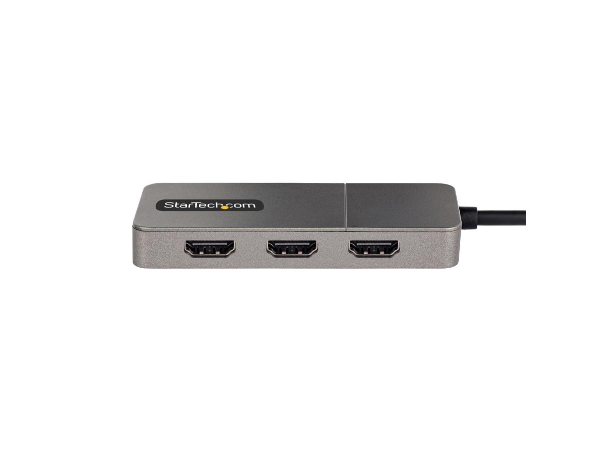 Startech.Com 3-Port Usb-C Mst Hub, Usb Type-C To 3X Hdmi Multi-Mon