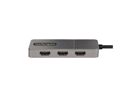 Startech.Com 3-Port Usb-C Mst Hub, Usb Type-C To 3X Hdmi Multi-Mon
