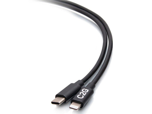 C2G 10Ft (3M) Usb-C Male To Lightning Male Sync And Charging Cable