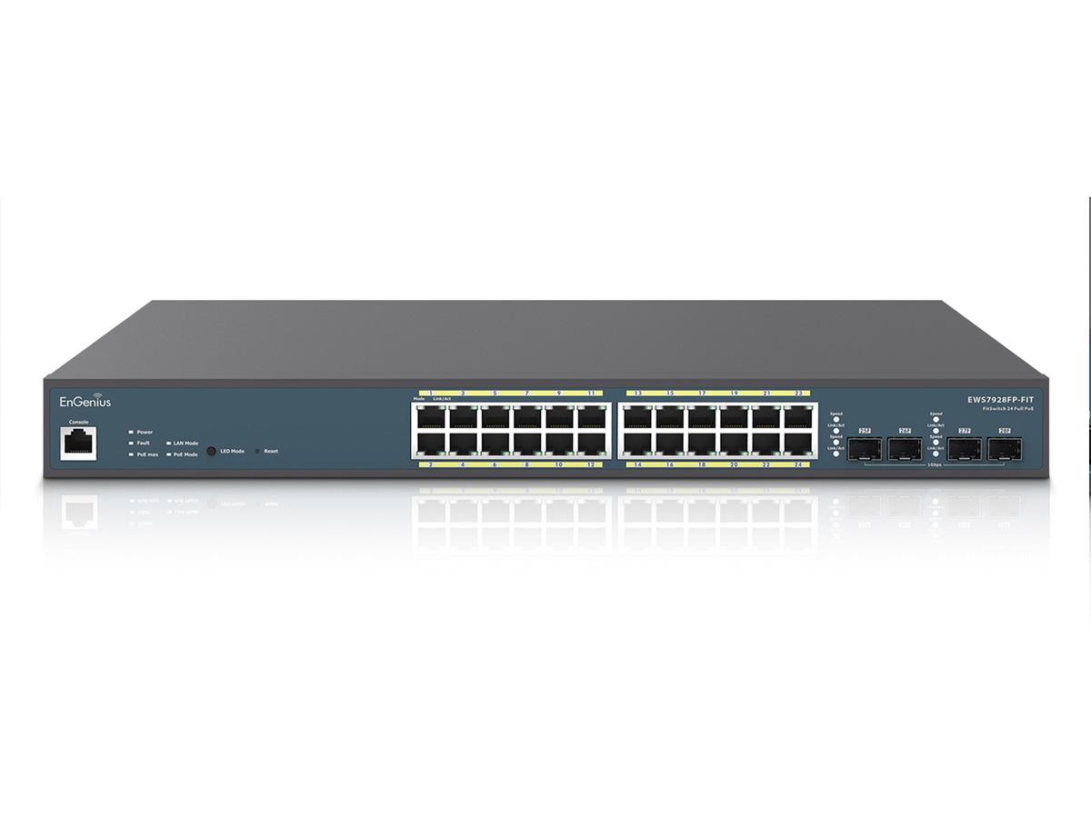 Engenius Fit 24-Port 410W Gigabit Poe+ Switch