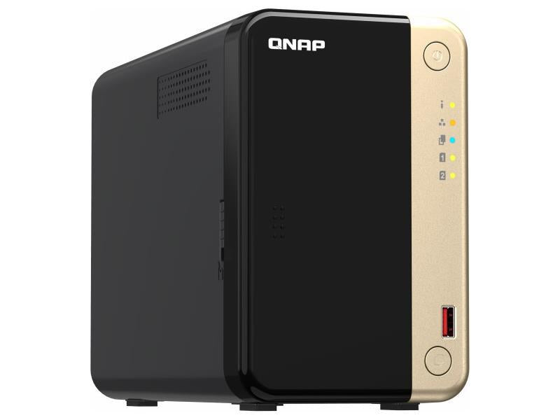 Nas de escritorio de alto rendimiento de 2 bahías Qnap Ts-264. Procesos Intel 4C/4T