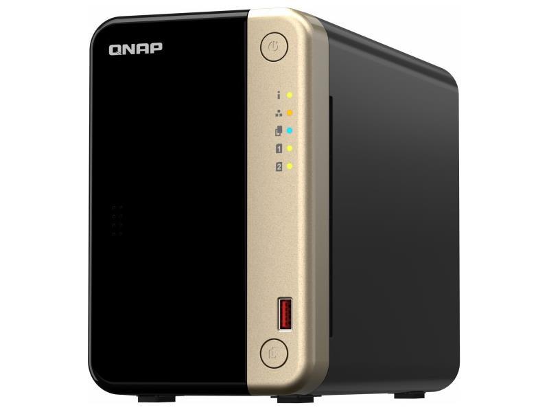 Nas de escritorio de alto rendimiento de 2 bahías Qnap Ts-264. Procesos Intel 4C/4T
