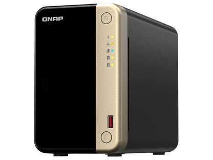 Nas de escritorio de alto rendimiento de 2 bahías Qnap Ts-264. Procesos Intel 4C/4T