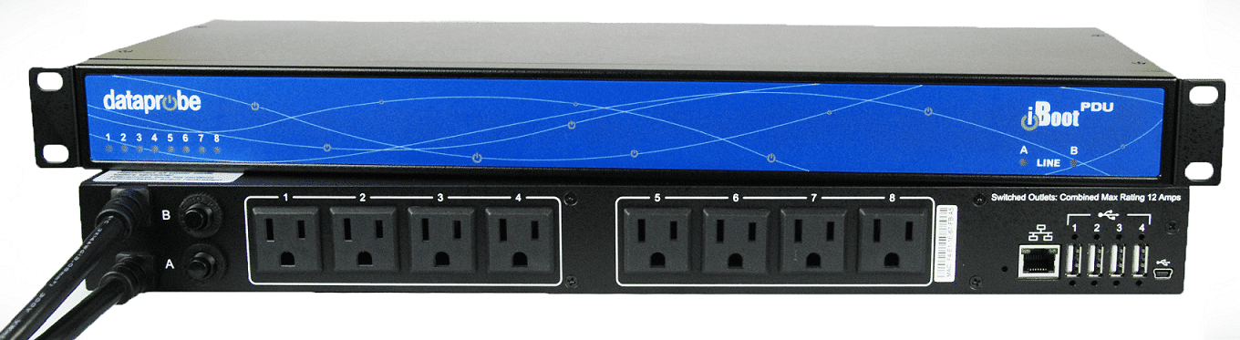 Dataprobe iBoot-PDU8A-2N20, 2 NEMA, Switched PDU 8 Outlet 20A (IBOOT-PDU8A-2N20)
