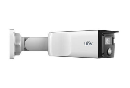 Uniview IP Network Bullet Camera Dual Lens 180 Degree, 4K 8MP, Speaker, Mic, 4mm (IPC2K28SE-ADF40KMC-WL-I0)