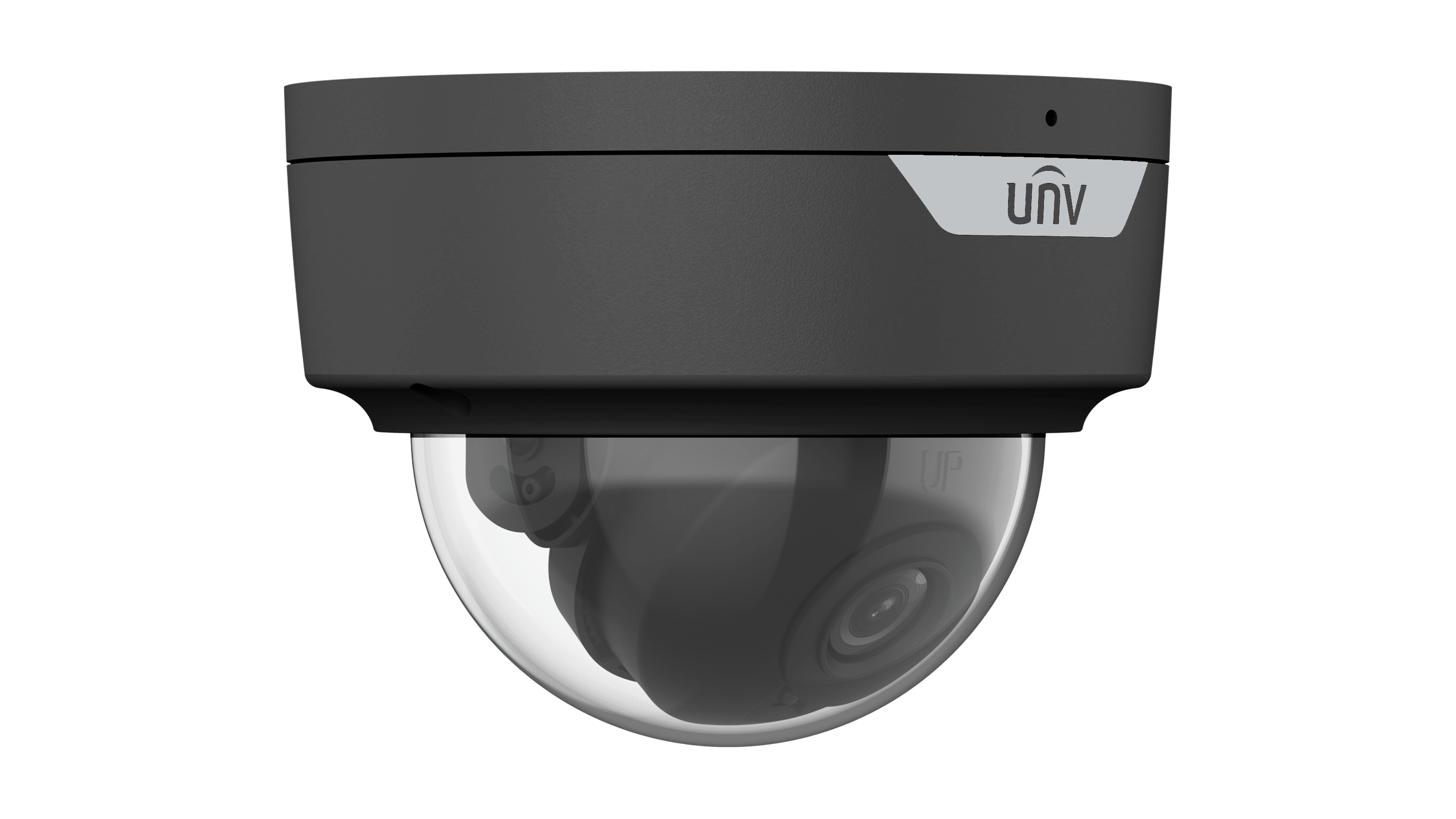 Uniview 5MP LightHunter Fixed IR Dome Network Camera, IK10, IP67, 2.8mm Black (IPC325SS-ADF28K-I1-BK)