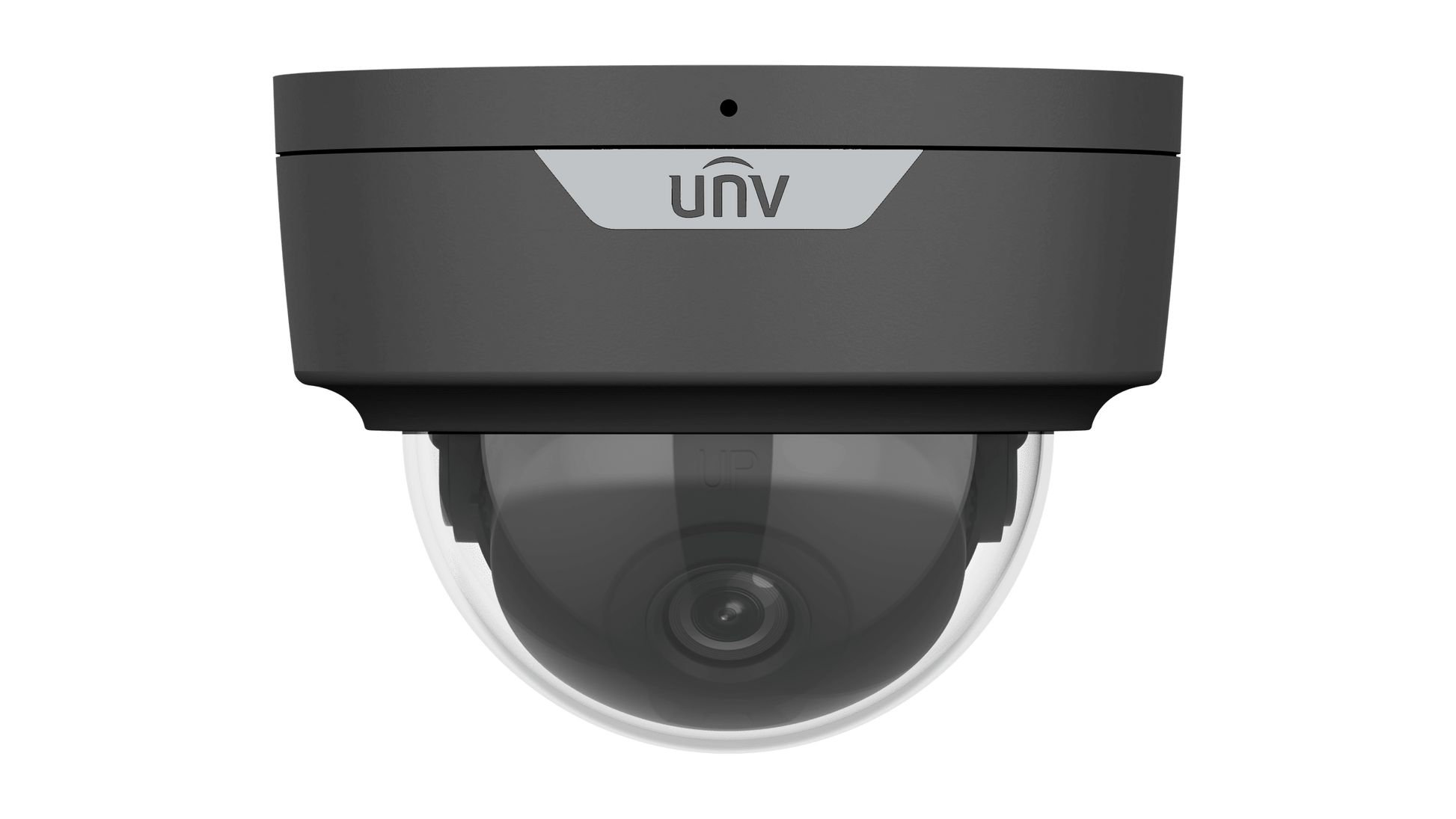 Uniview 5MP LightHunter Fixed IR Dome Network Camera, IK10, IP67, 2.8mm Black (IPC325SS-ADF28K-I1-BK)