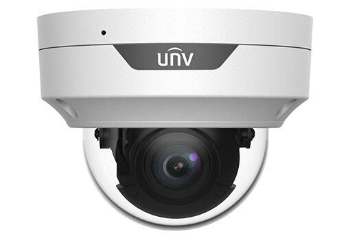 Uniview 4MP Colorhunter Dome Camera,Wise-ISP OwlView, Mic, Warm Light, 2.8mm (IPC3514SR-ADF28KM-WP)