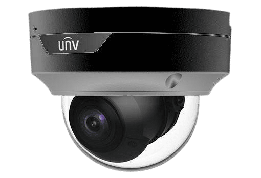 Uniview 4MP Colorhunter Dome, Wise-ISP OwlView, Mic, Warm Light, 2.8mm Black (IPC3514SR-ADF28KM-WP-BK)